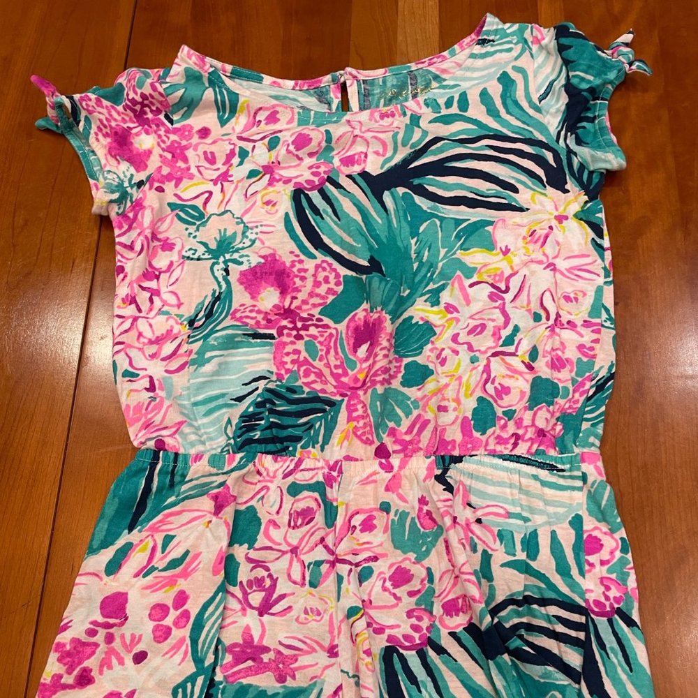 Lilly Pulitzer, Girls Romper, Sz L (8-10) EUC